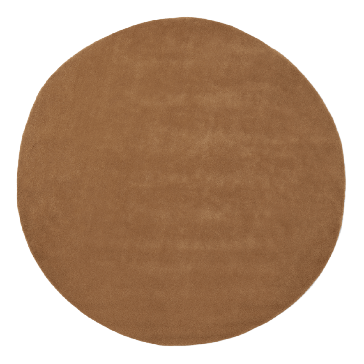 STILLE runder Teppich Karamell