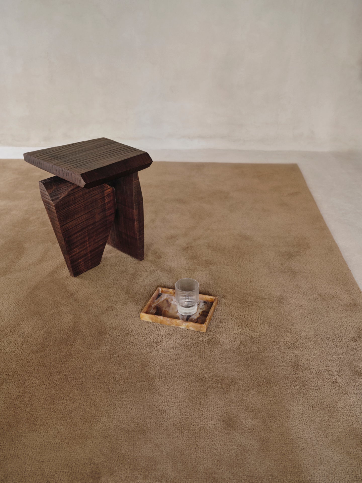 Decoratief element SILVA donkerbruin mango-hout