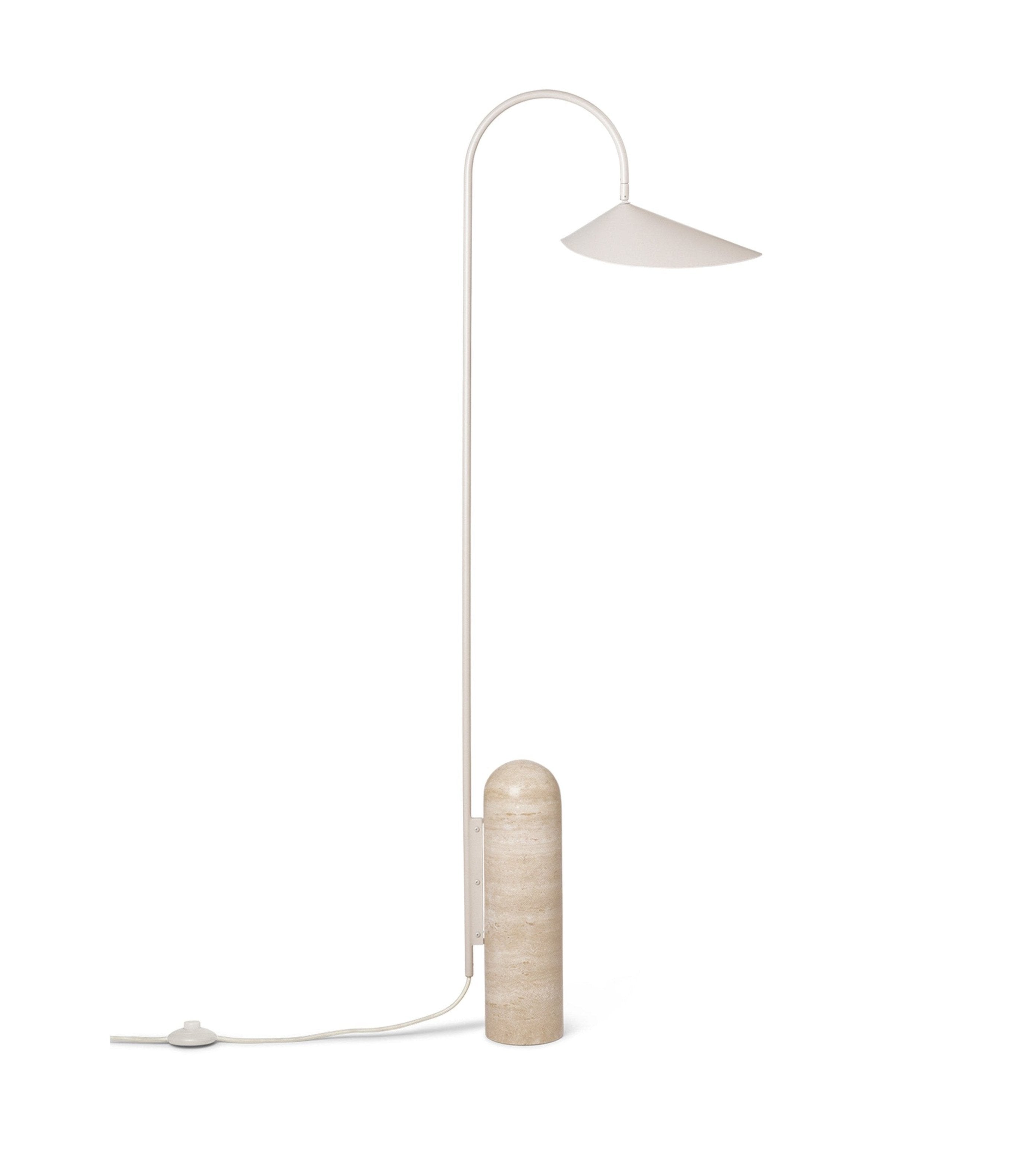 Vloerlamp om te lezen ARUM beige