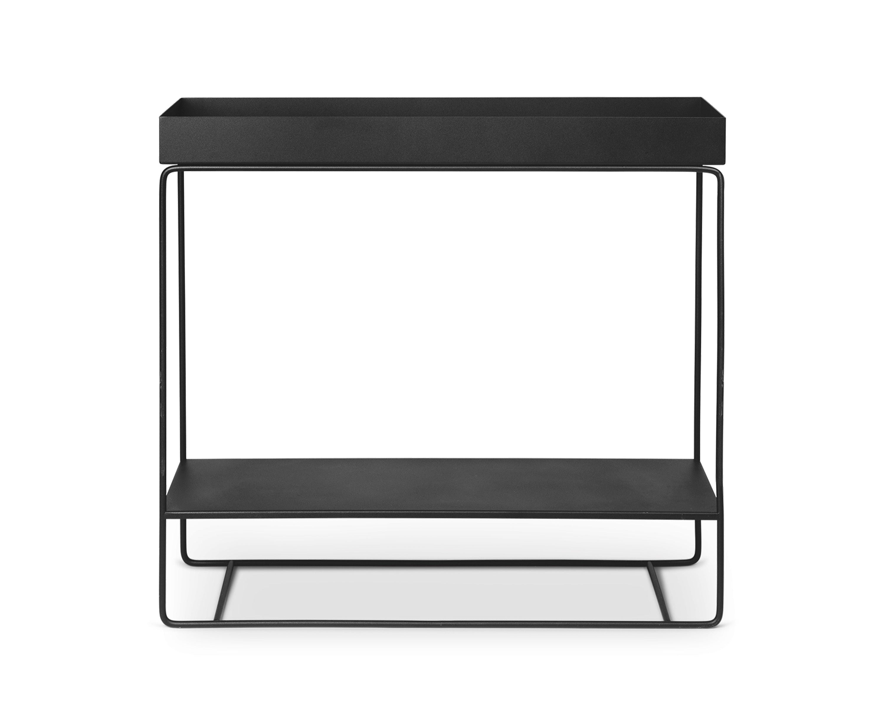 PLANT BOX TWO-TIER Konsole schwarz