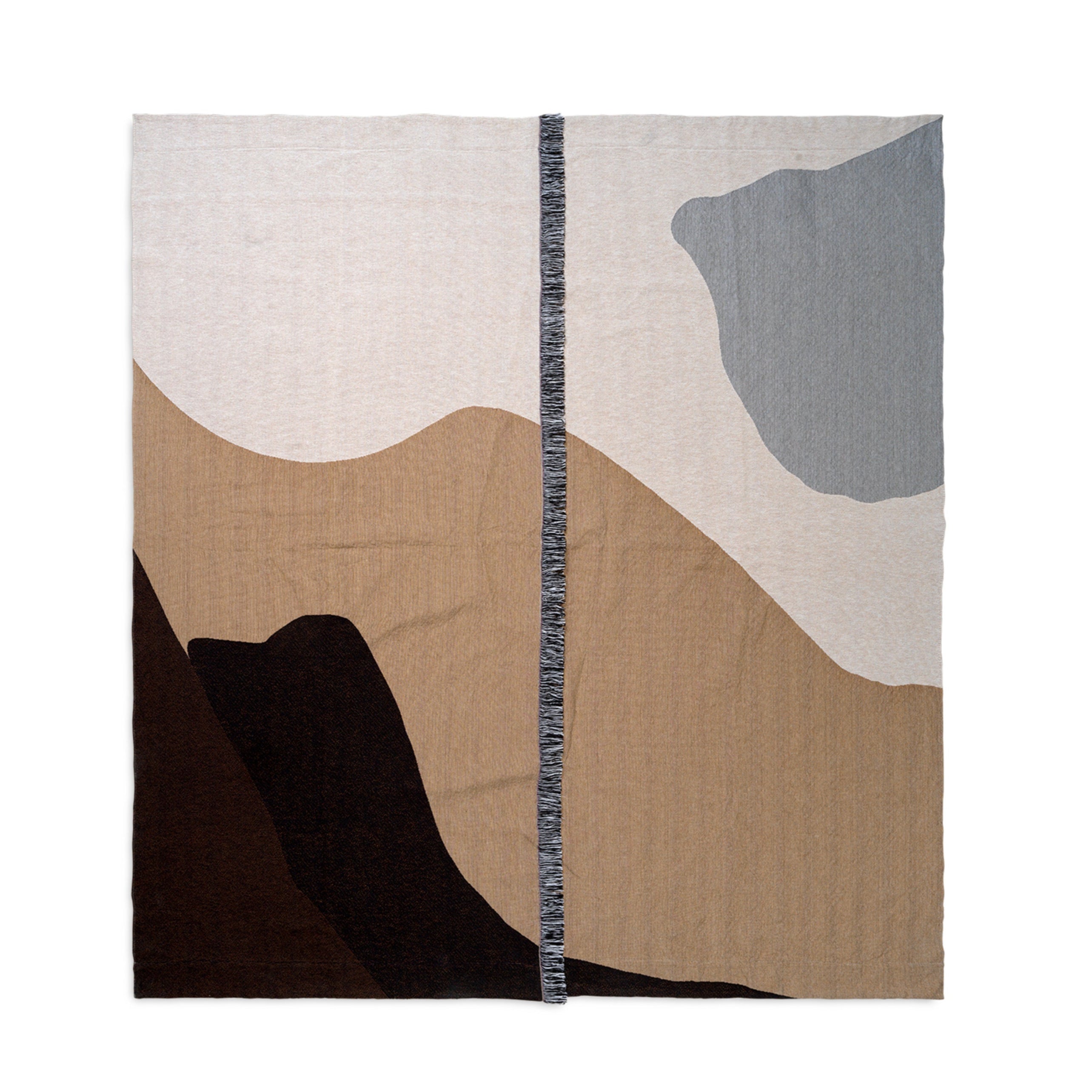 VISTA bedspread brown with beige