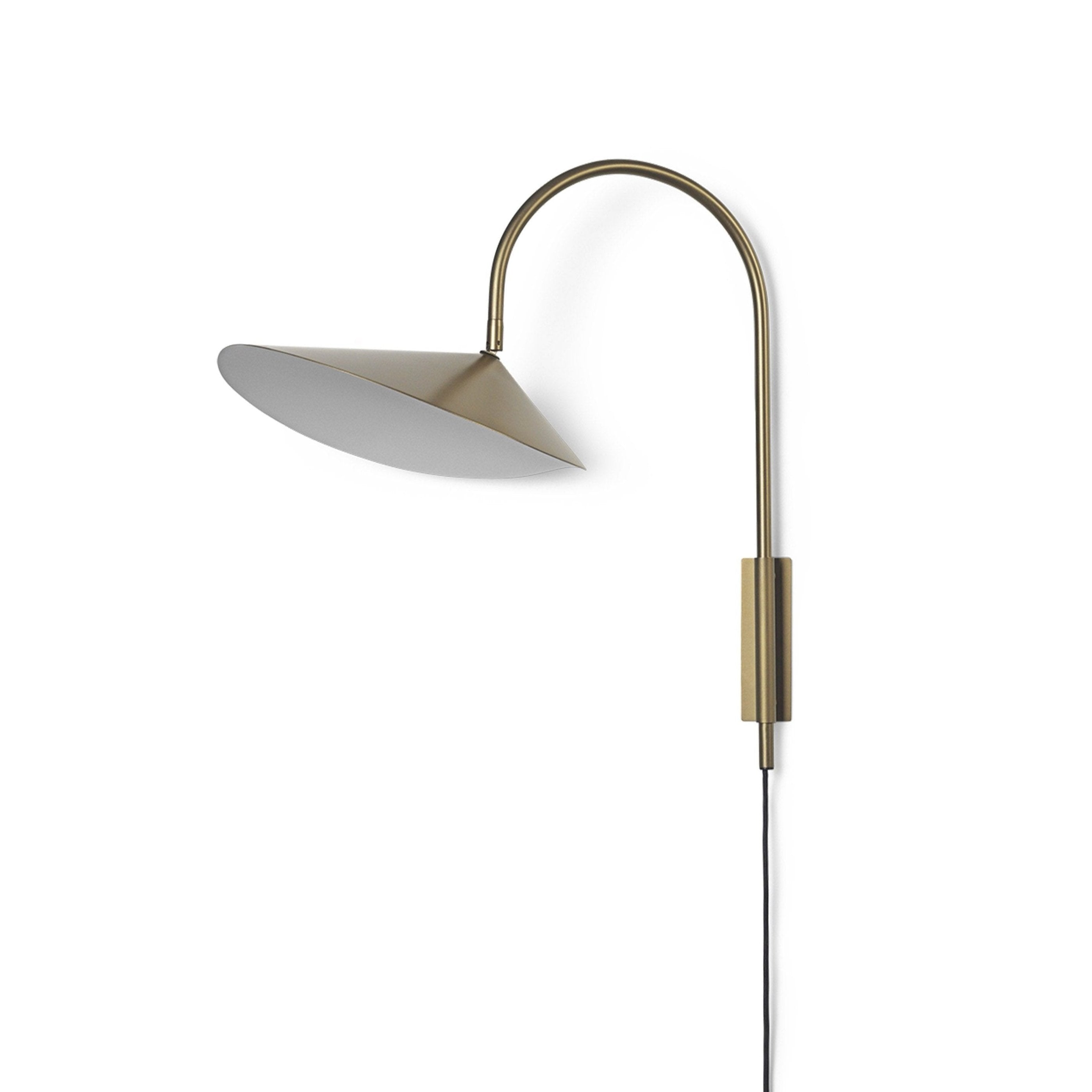Wandlamp ARUM bruin