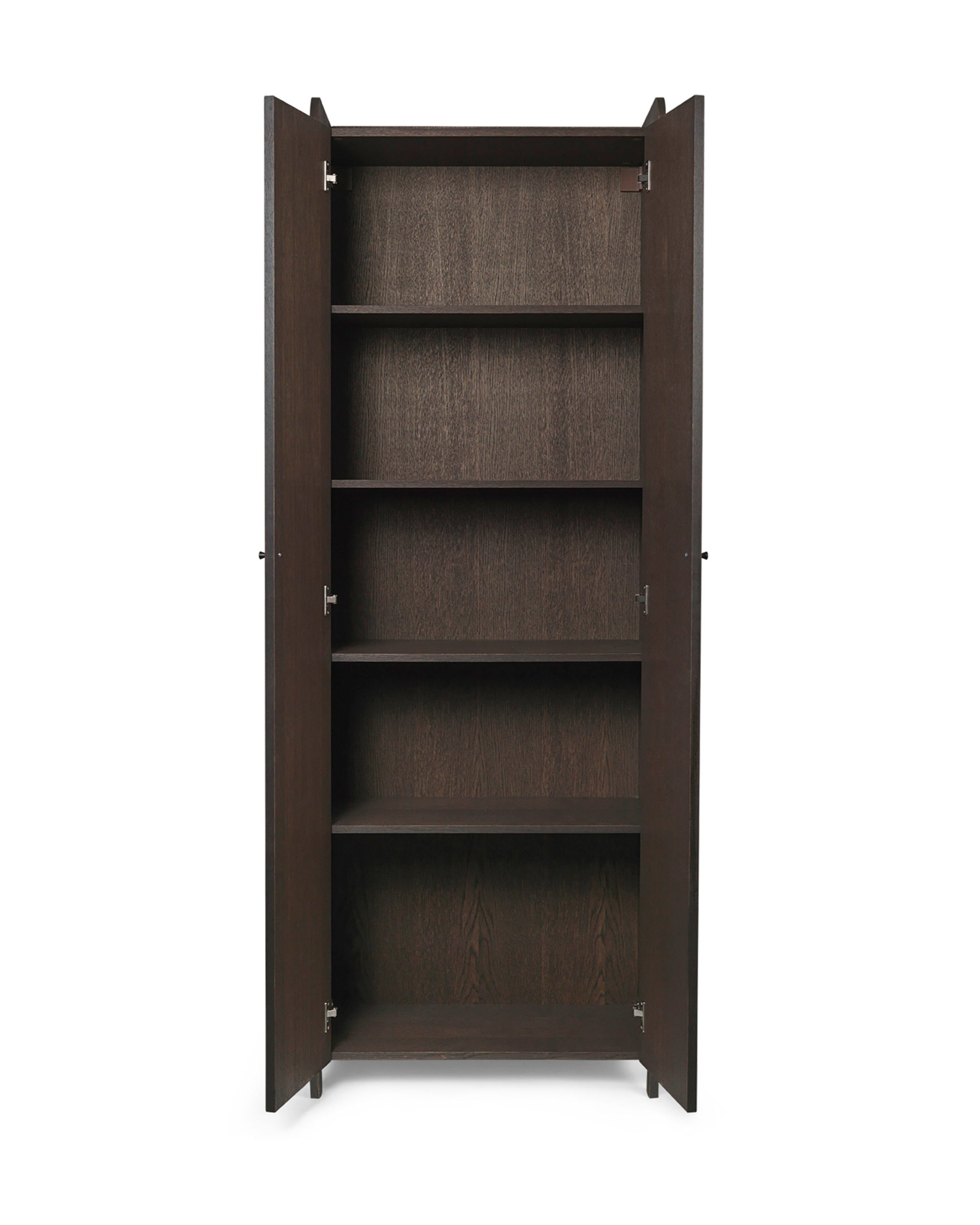 Kast met 2 deuren SILL KAST HOOG donkerbruin eikenfineer