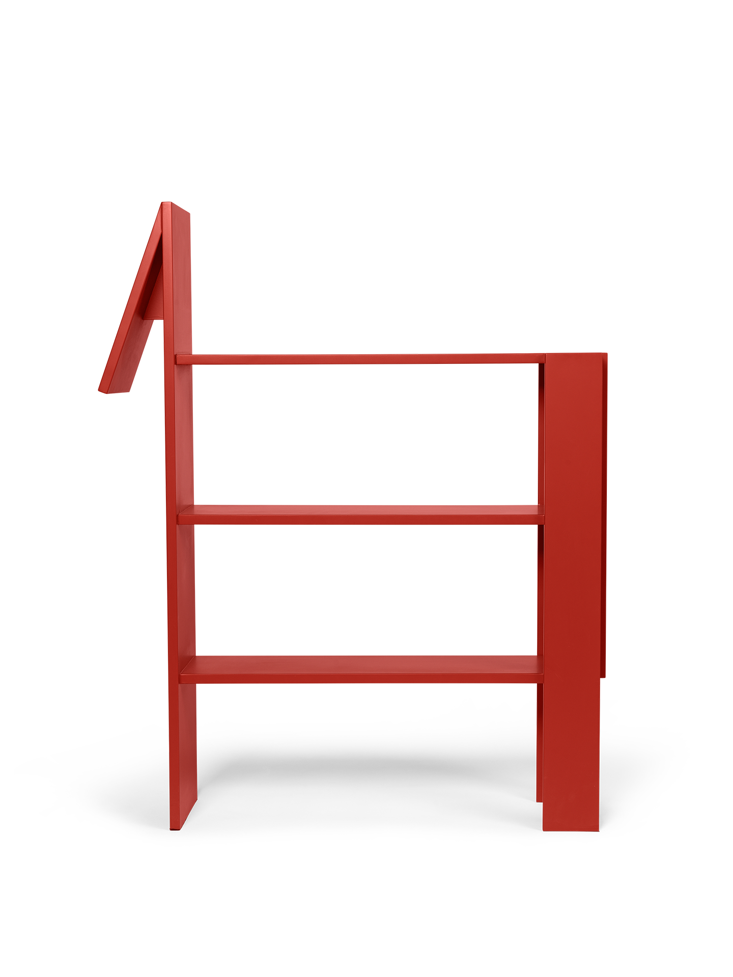 Boekenkast HORSE rood