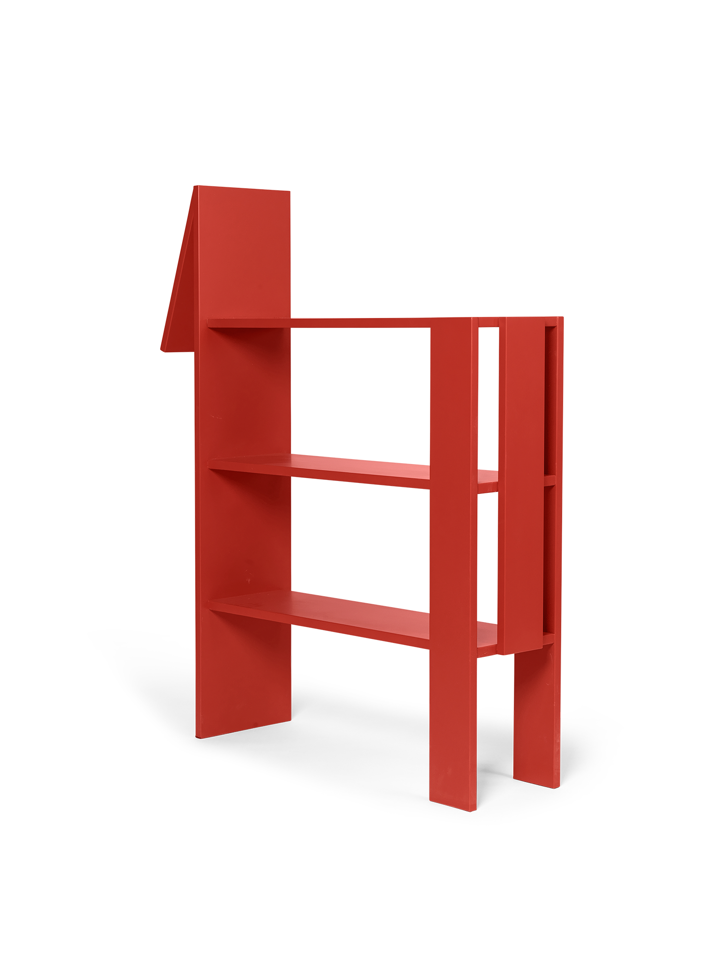 Boekenkast HORSE rood