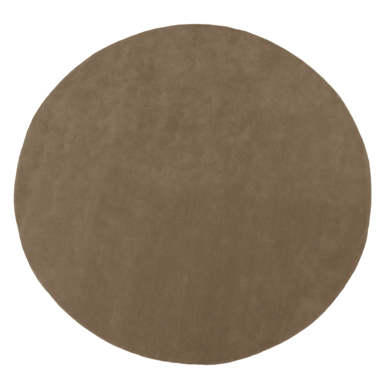 Ronde tapijt STILLE grijsbruin