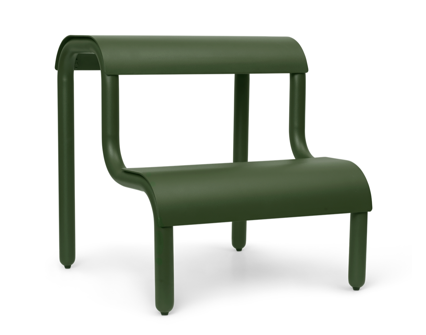 UP STEP stool green