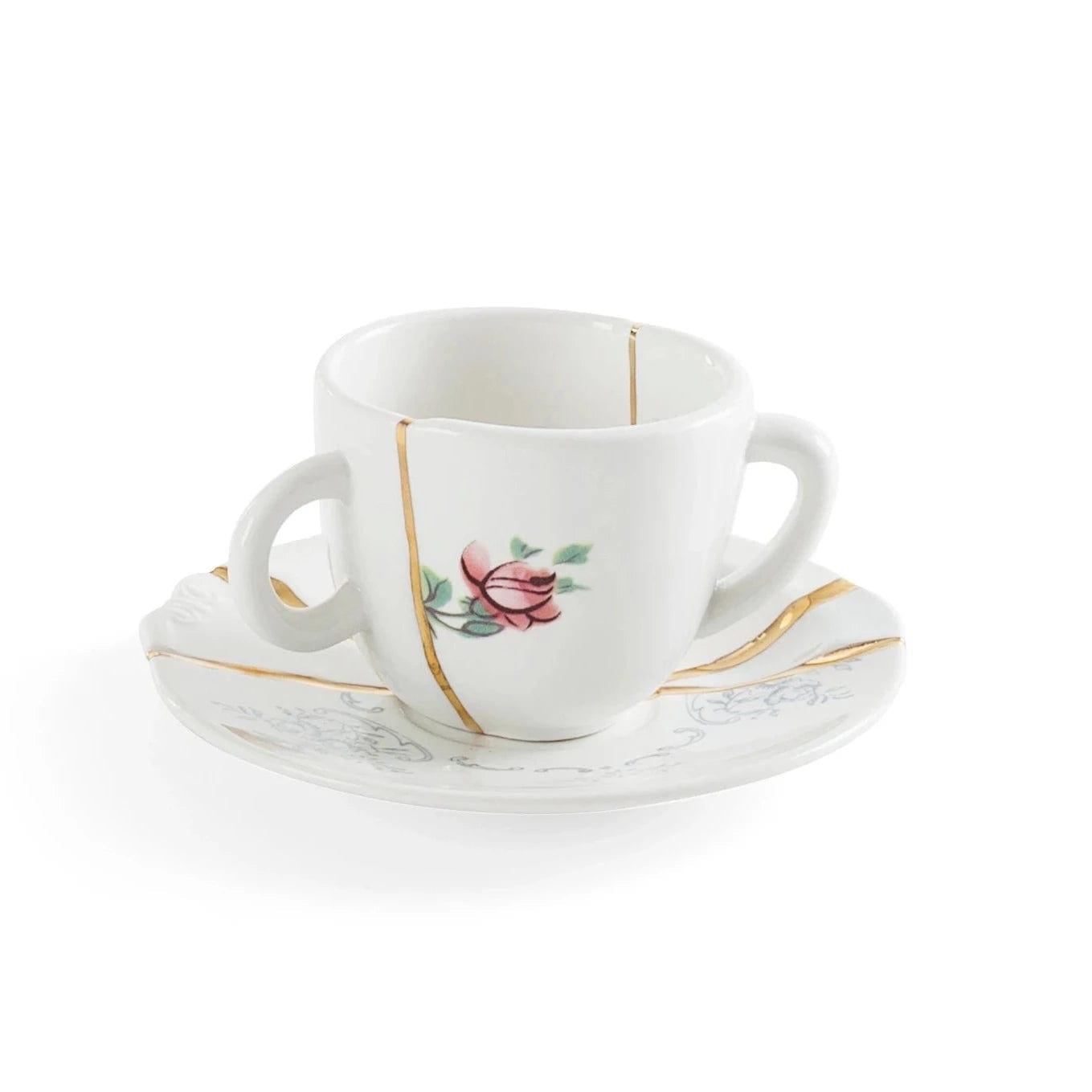 Filiżanka do espresso KINTSUGI #3 porcelanowy Seletti Eye on Design