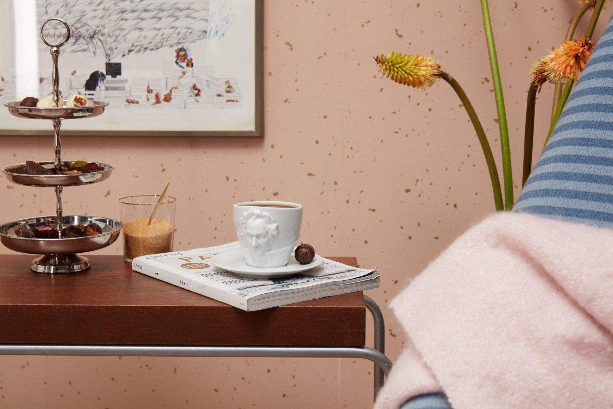 Filiżanka JOHANN WOLFGANG VON GOETHE biały 58products Eye on Design