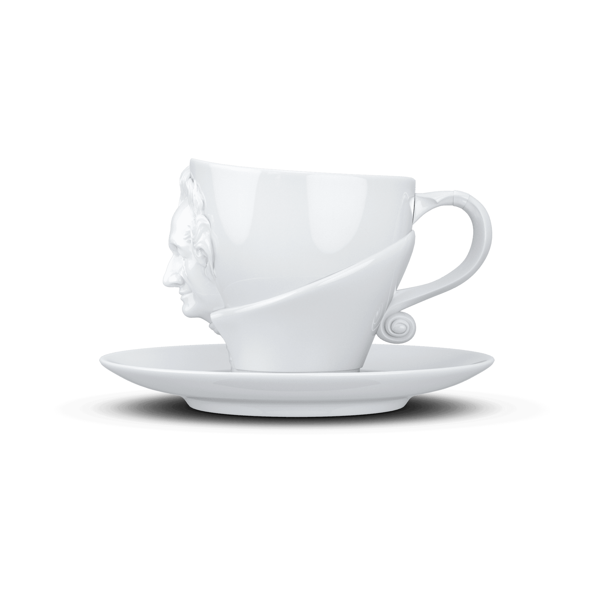 Filiżanka JOHANN WOLFGANG VON GOETHE biały 58products Eye on Design