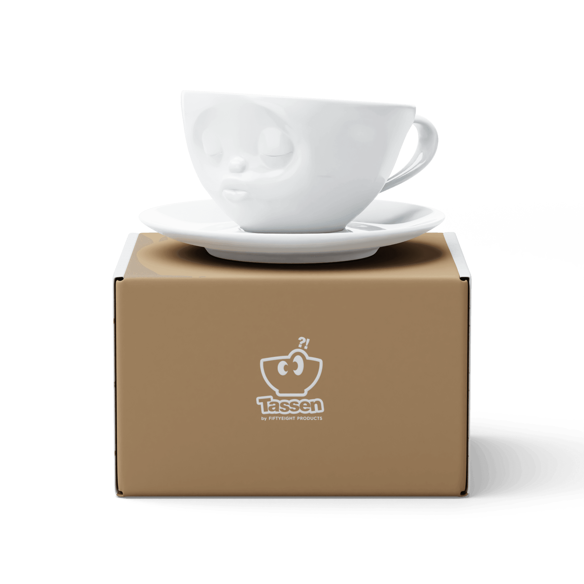 Filiżanka KISSING biały 58products Eye on Design