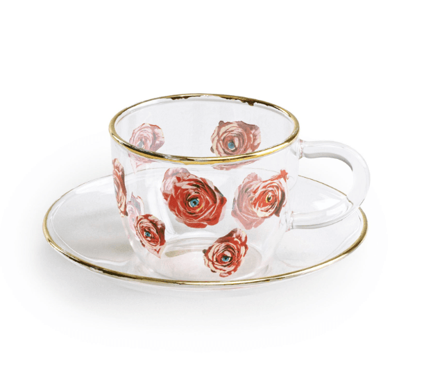 Filiżanka ROSES szklana Seletti Eye on Design