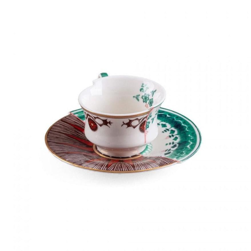 Filiżanka ze spodkiem HYBRID CHUCUITO porcelanowy Seletti Eye on Design