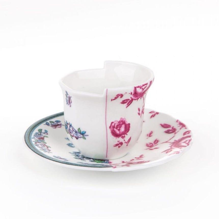 Filiżanka ze spodkiem HYBRID LEONIA porcelanowy Seletti Eye on Design