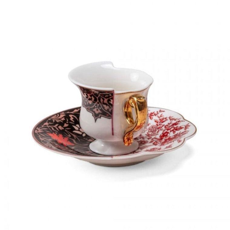 Filiżanka ze spodkiem HYBRID SAGALA porcelanowy Seletti Eye on Design