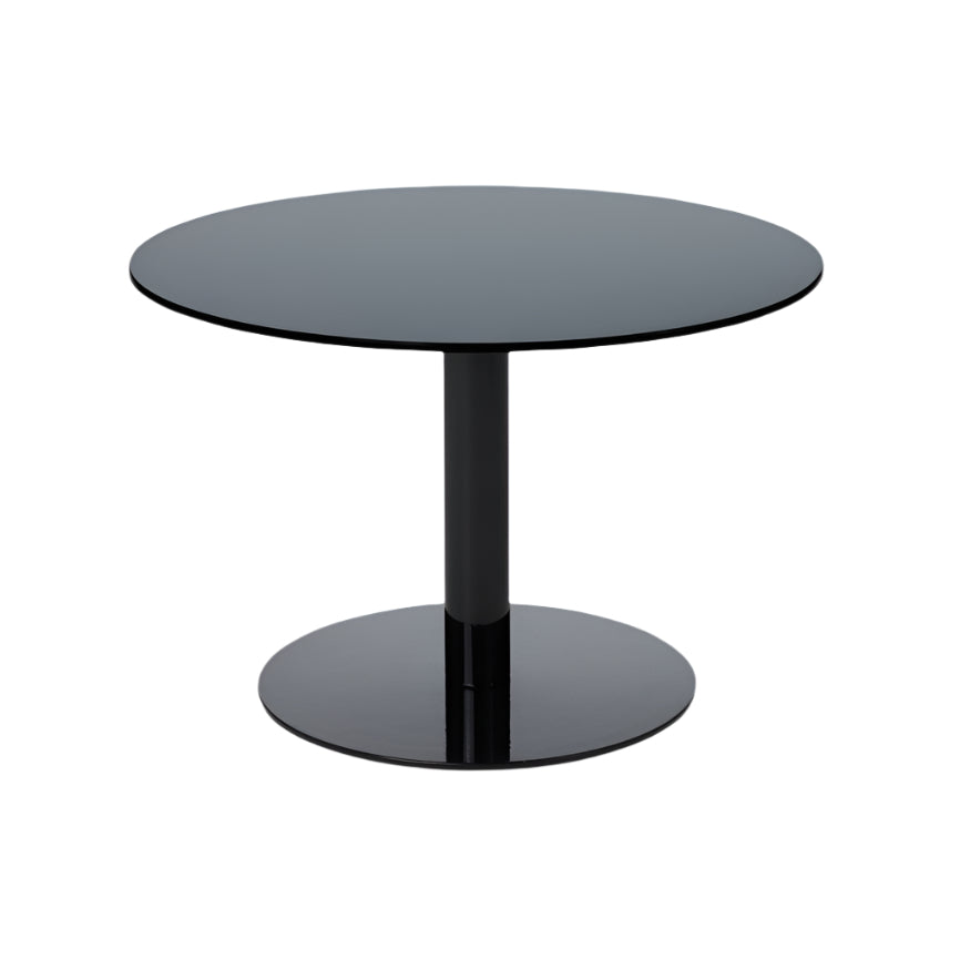 Ronde zijtafel FLASH met zwarte basis