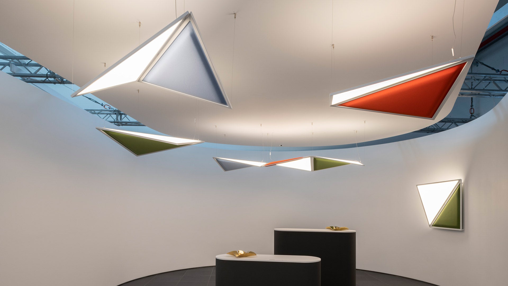 Hanglamp FLEXIA blauw