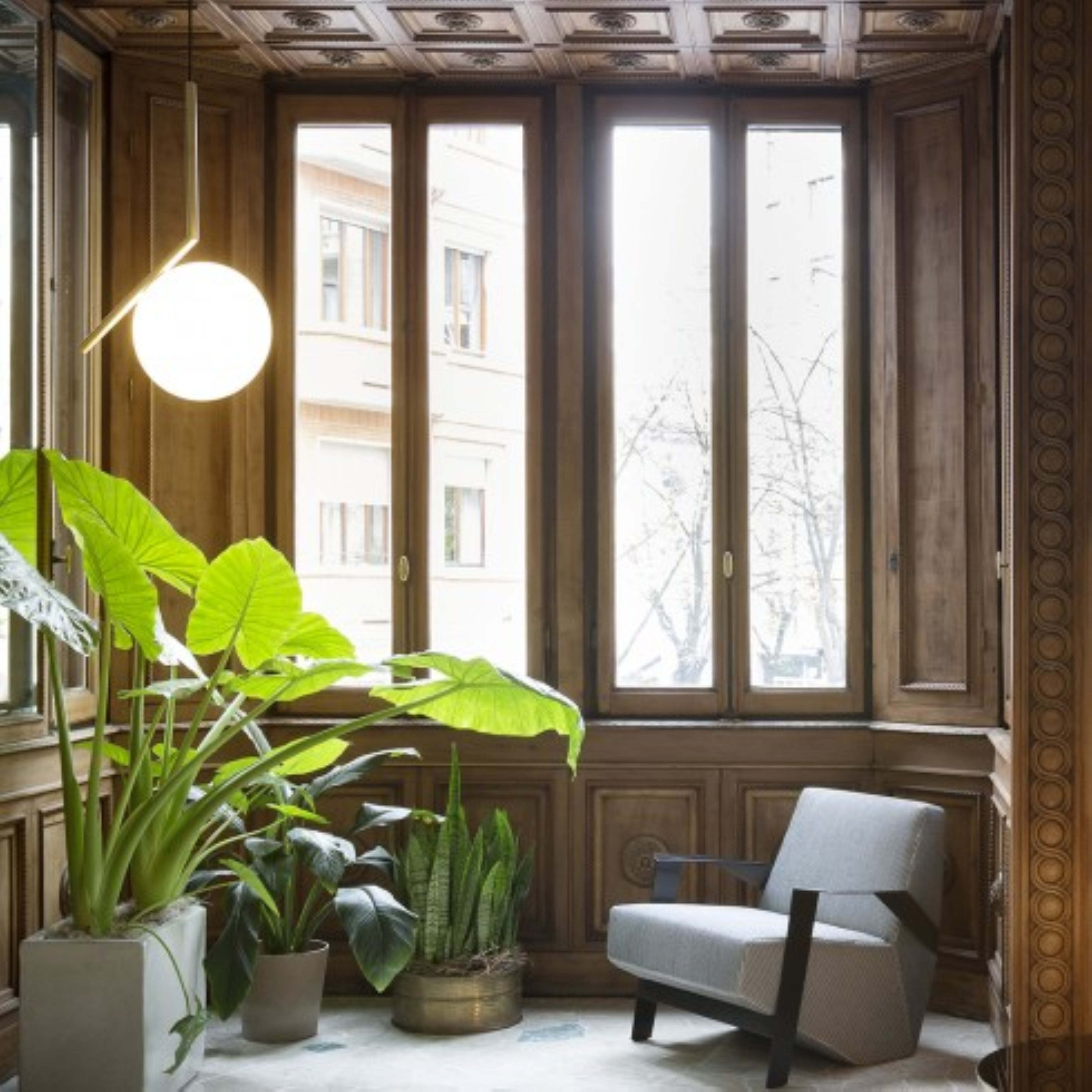 IC LIGHTS 3 Brass Pendant Lamp