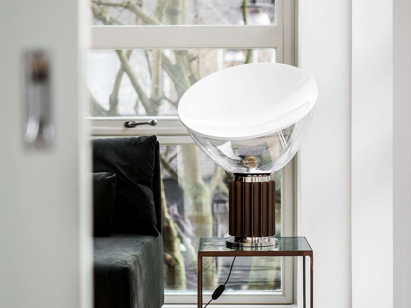 TACCIA Table Lamp PMMA Brown