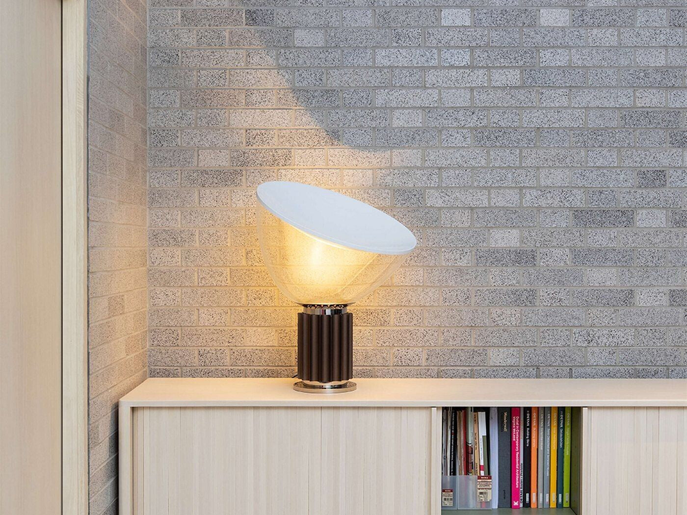 TACCIA Table Lamp PMMA Brown