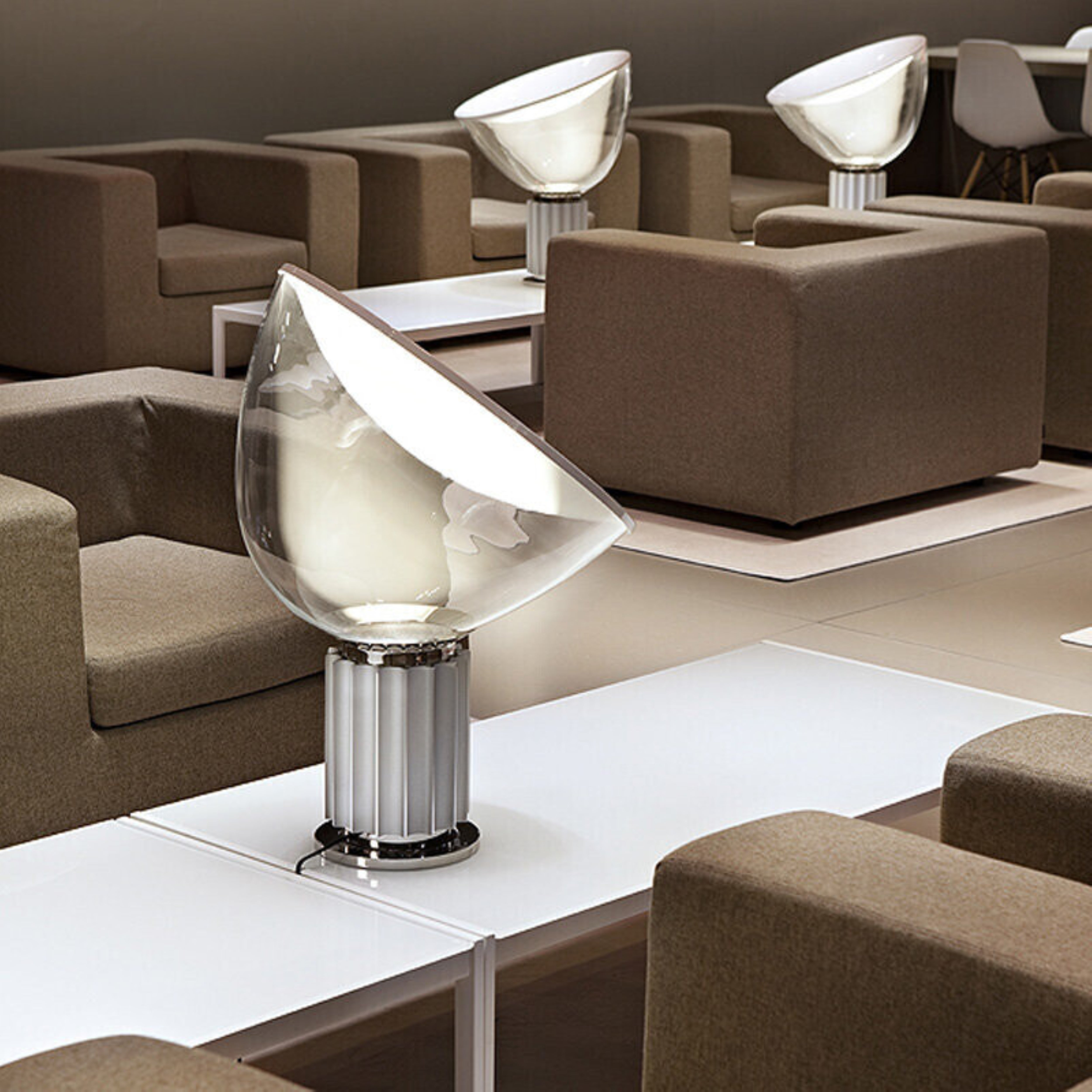 Tafellamp TACCIA PMMA zilver