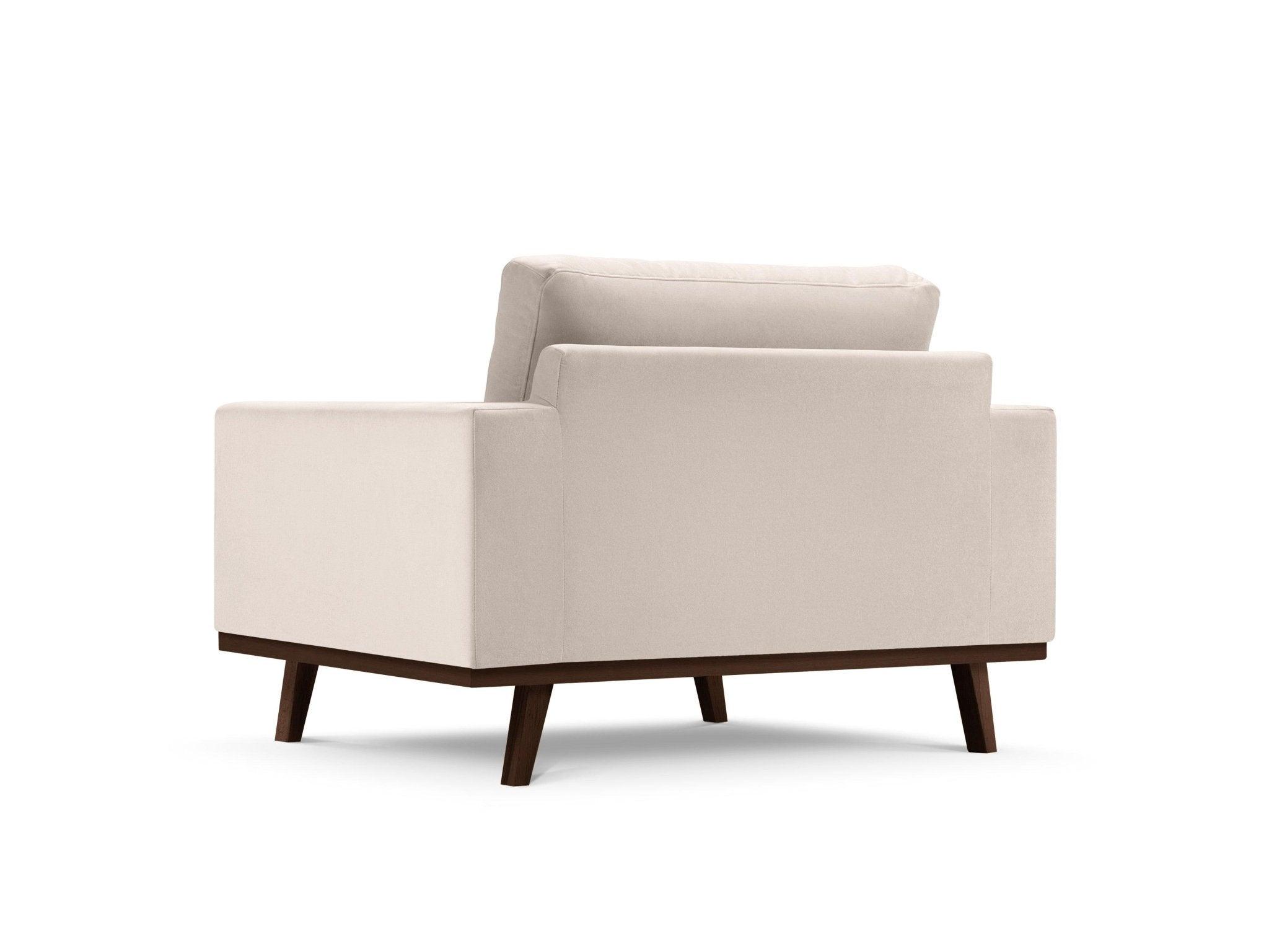 Fotel aksamitny HEBE beżowy Mazzini Sofas Eye on Design
