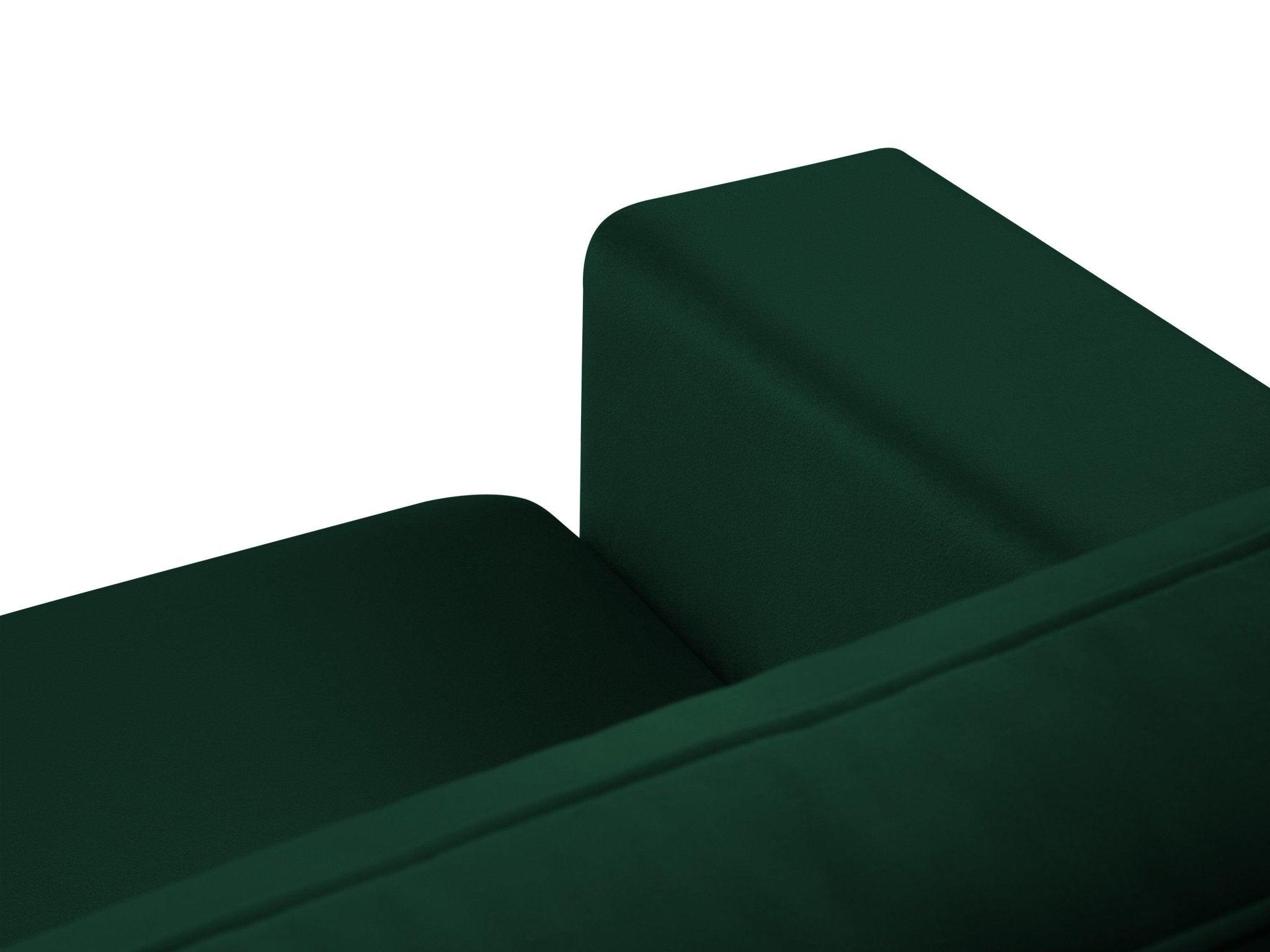 Fotel aksamitny HEBE butelkowa zieleń Mazzini Sofas Eye on Design