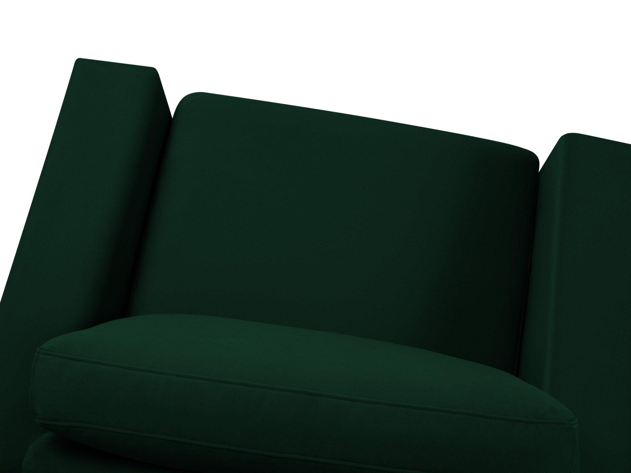 Fotel aksamitny HEBE butelkowa zieleń Mazzini Sofas Eye on Design