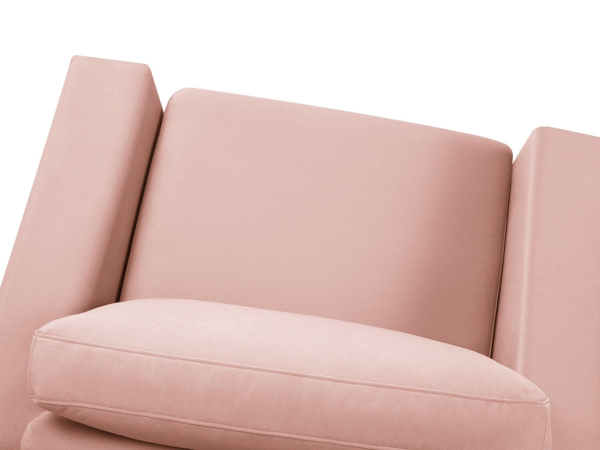 Fotel aksamitny HEBE różowy Mazzini Sofas Eye on Design