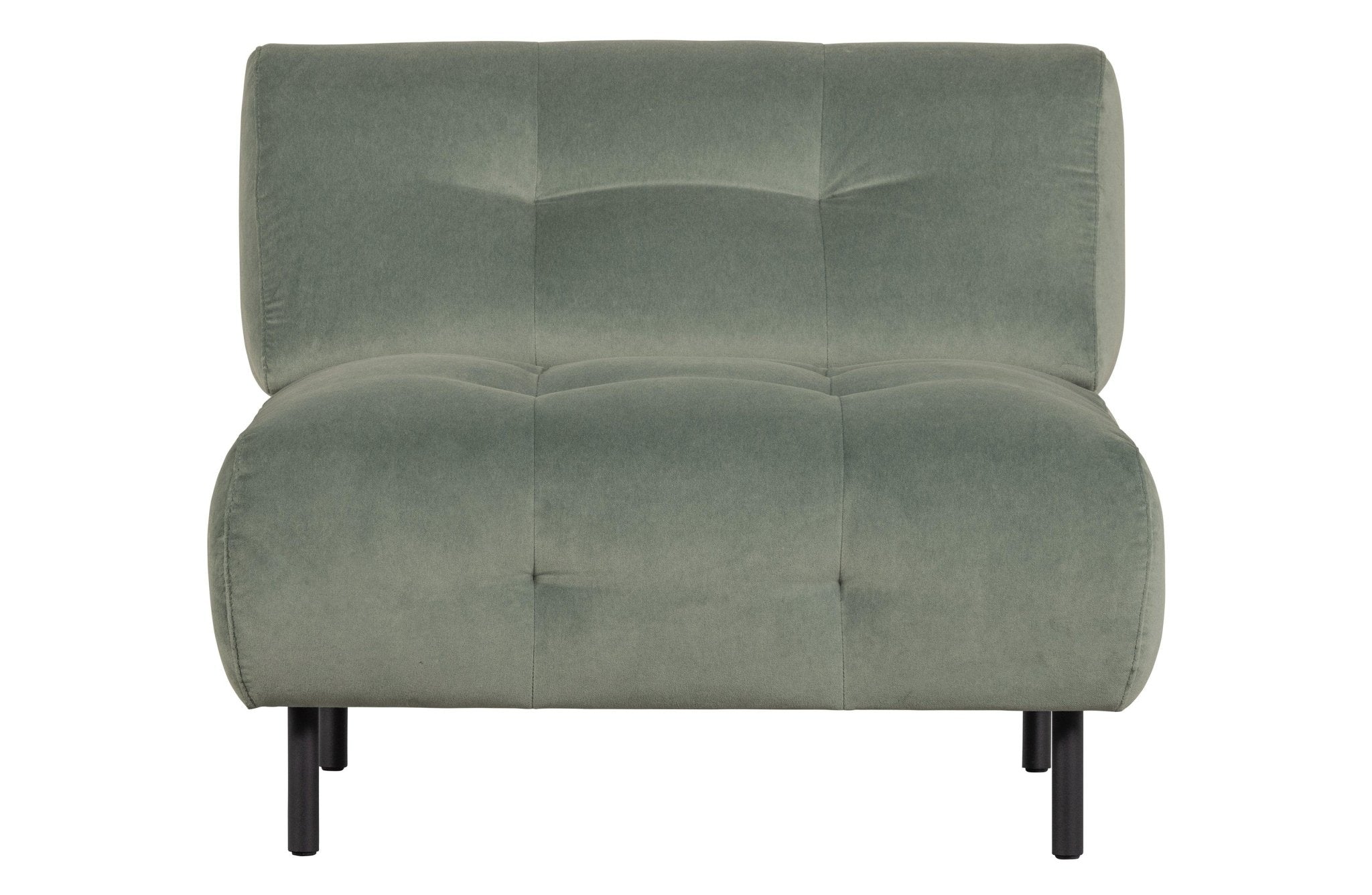 Fotel aksamitny LLOYD jasnozielony Woood Exclusive Eye on Design