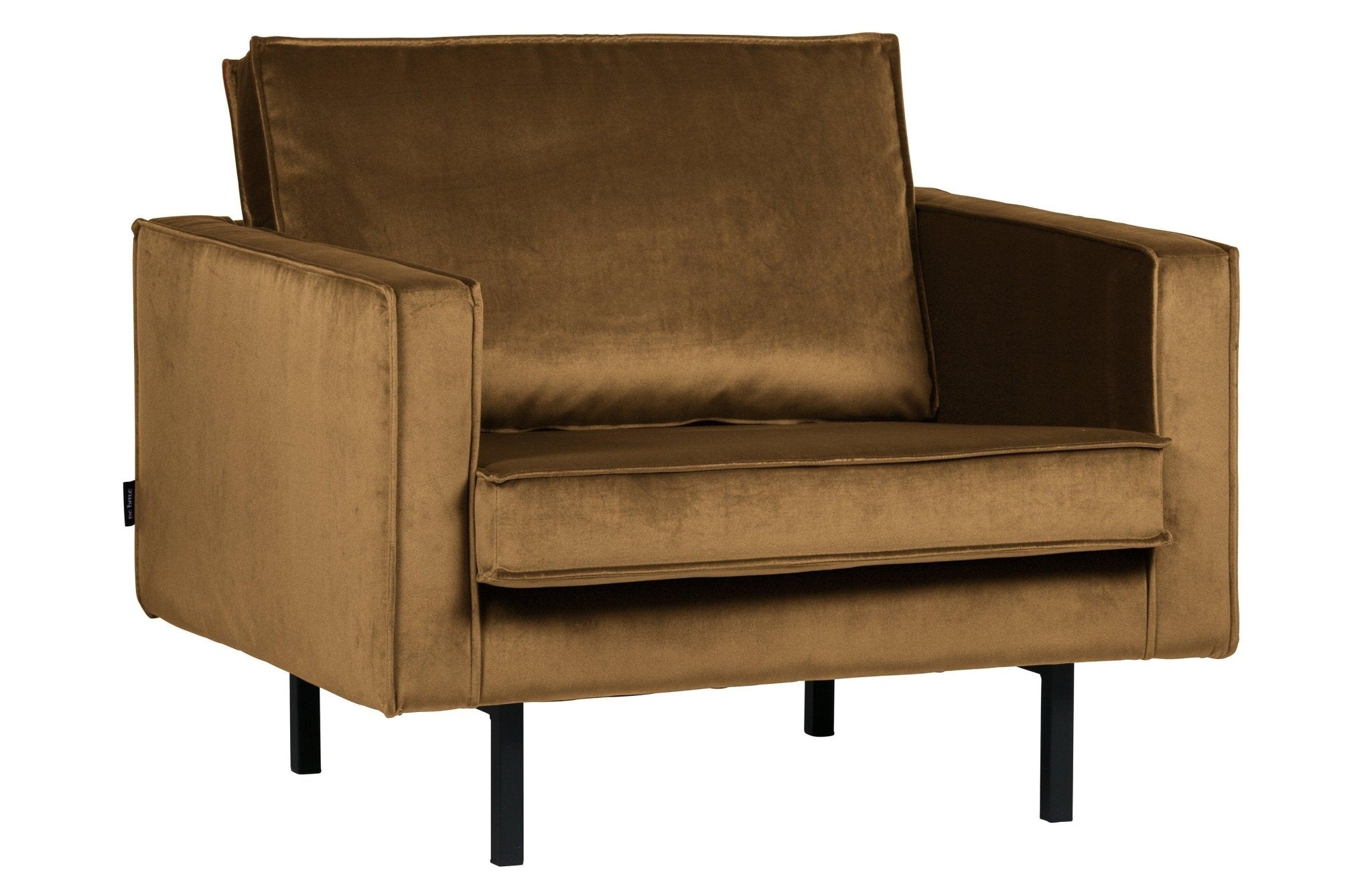 Fotel aksamitny RODEO miodowy Be Pure Eye on Design