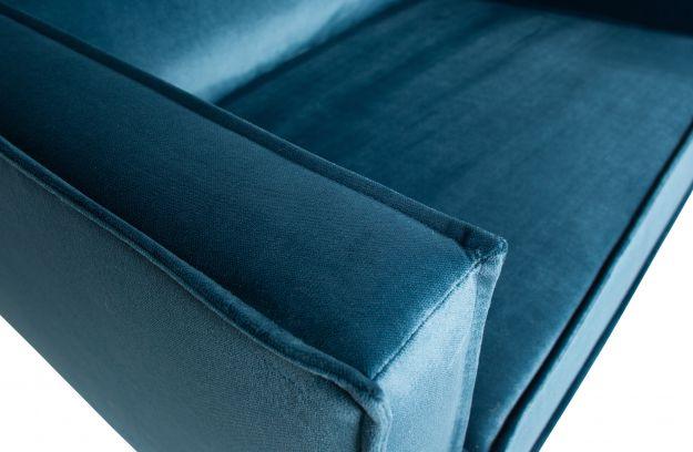 Fotel aksamitny RODEO niebieski Be Pure Eye on Design