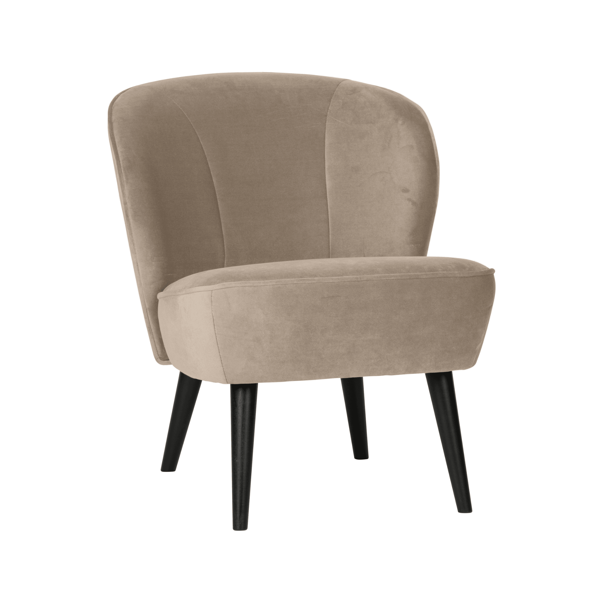 Fotel aksamitny SARA khaki Woood Eye on Design