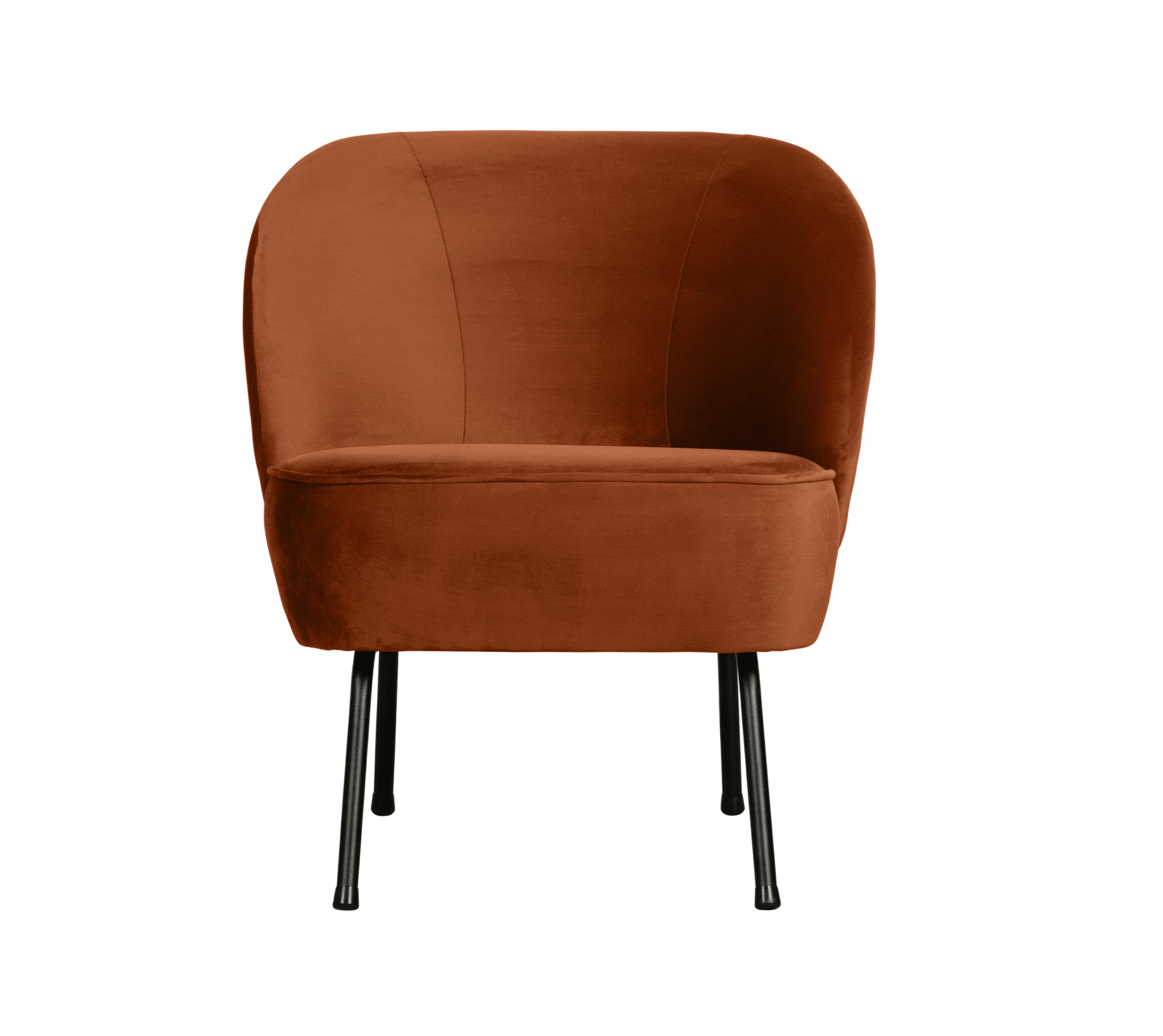 Fotel aksamitny VOGUE rdzawy Be Pure Eye on Design