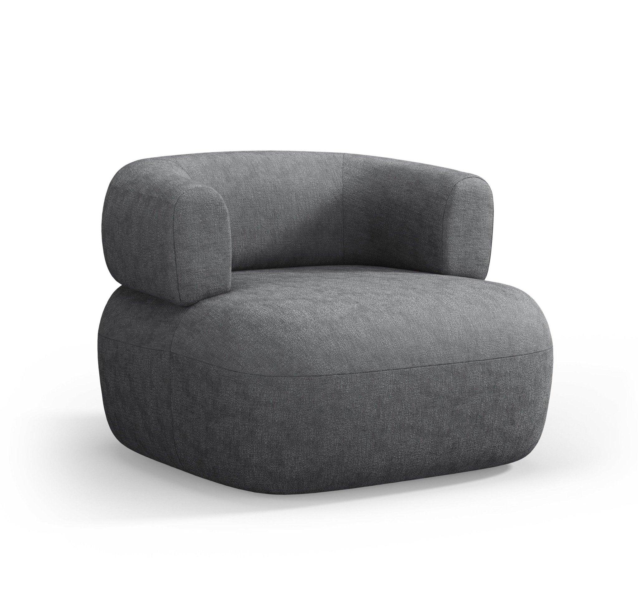 Fotel ALDRIN ciemnoszary szenil Windsor & Co Eye on Design