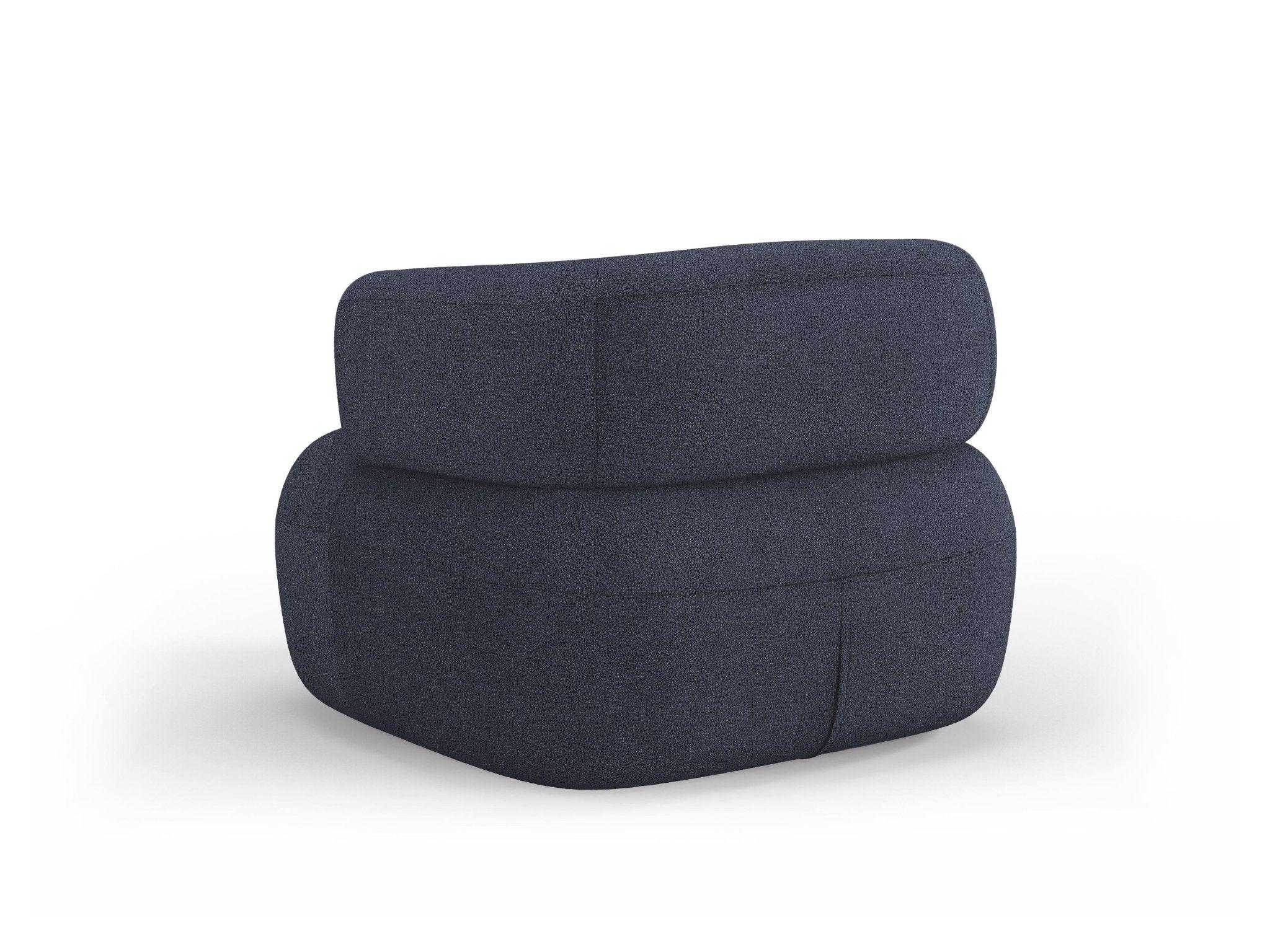 Fotel ALDRIN granatowy boucle Windsor & Co Eye on Design