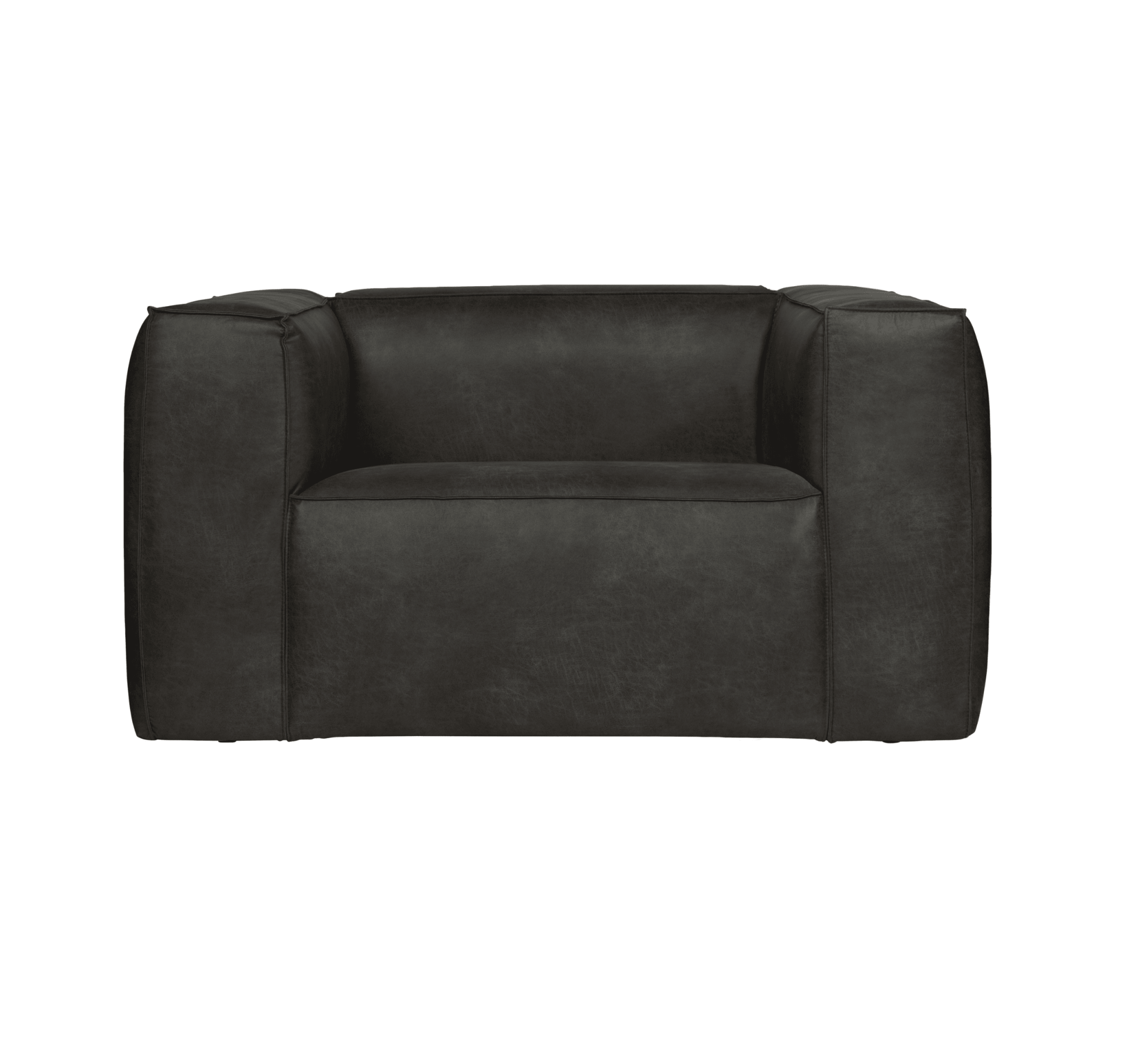 Fotel BEAN czarna ekoskóra Woood Eye on Design