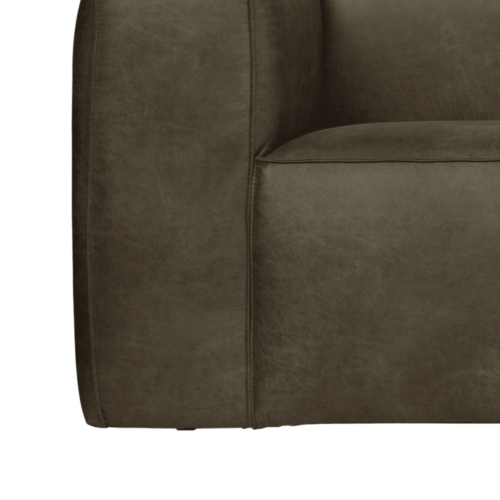 Fotel BEAN zielona ekoskóra Woood Eye on Design