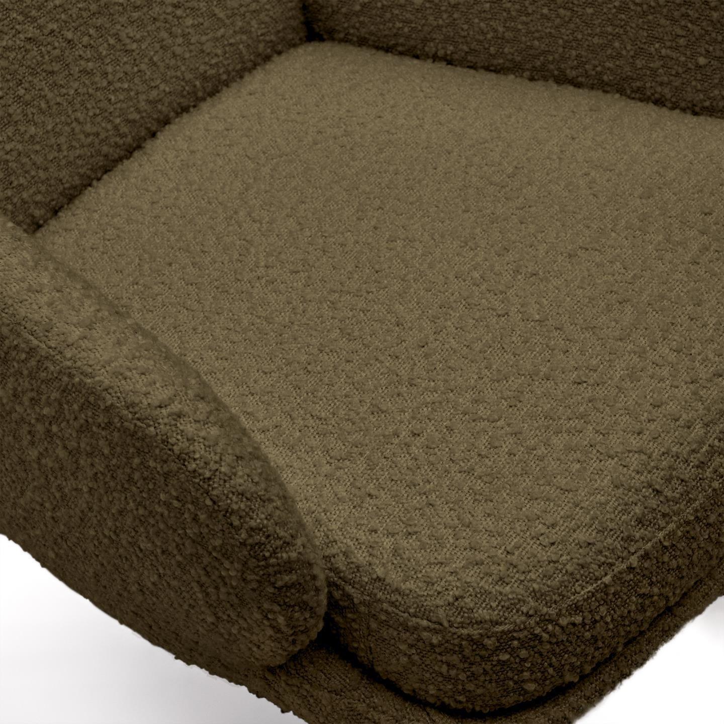 Fotel bujany MAUSTIN zielony baranek La Forma Eye on Design