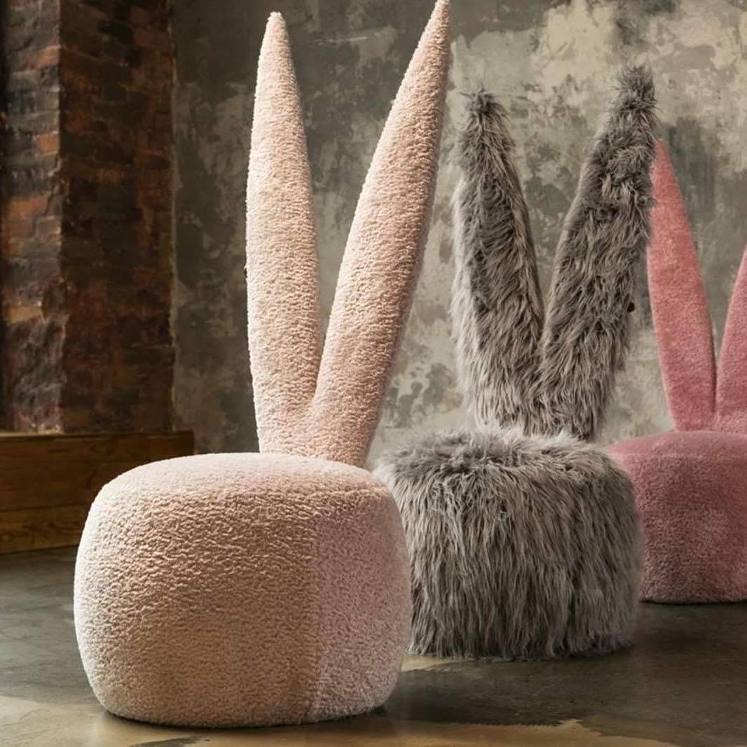 Fotel BUNNY GUYS SHAGGY futerko Nobonobo Eye on Design