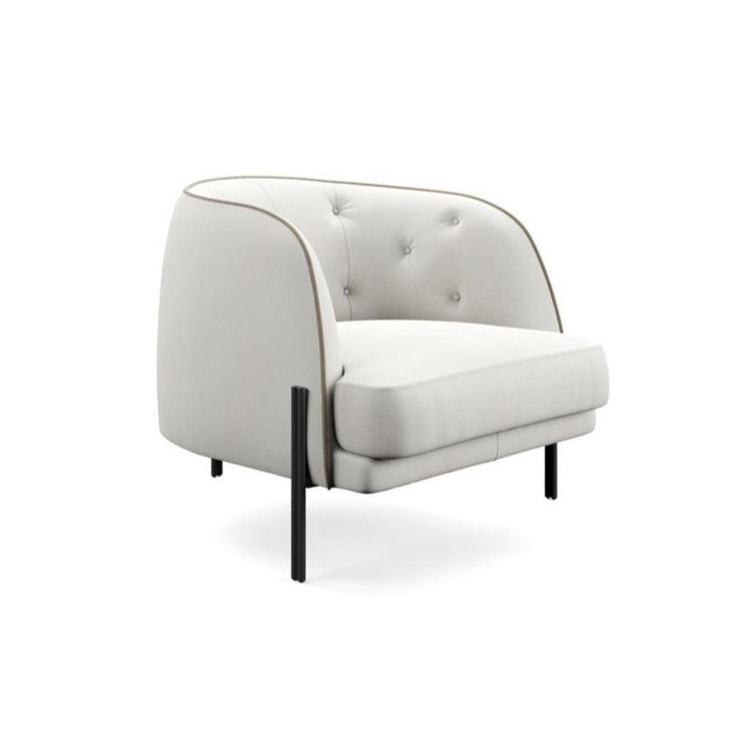 Fotel CAILLOU CAPITONNE jasnobeżowy Liu Jo Living Eye on Design