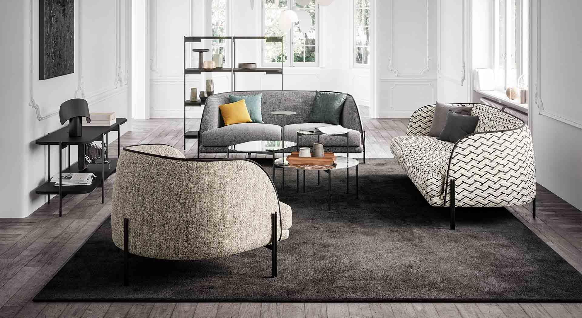 Fotel CAILLOU CAPITONNE jasnoróżowy Liu Jo Living Eye on Design