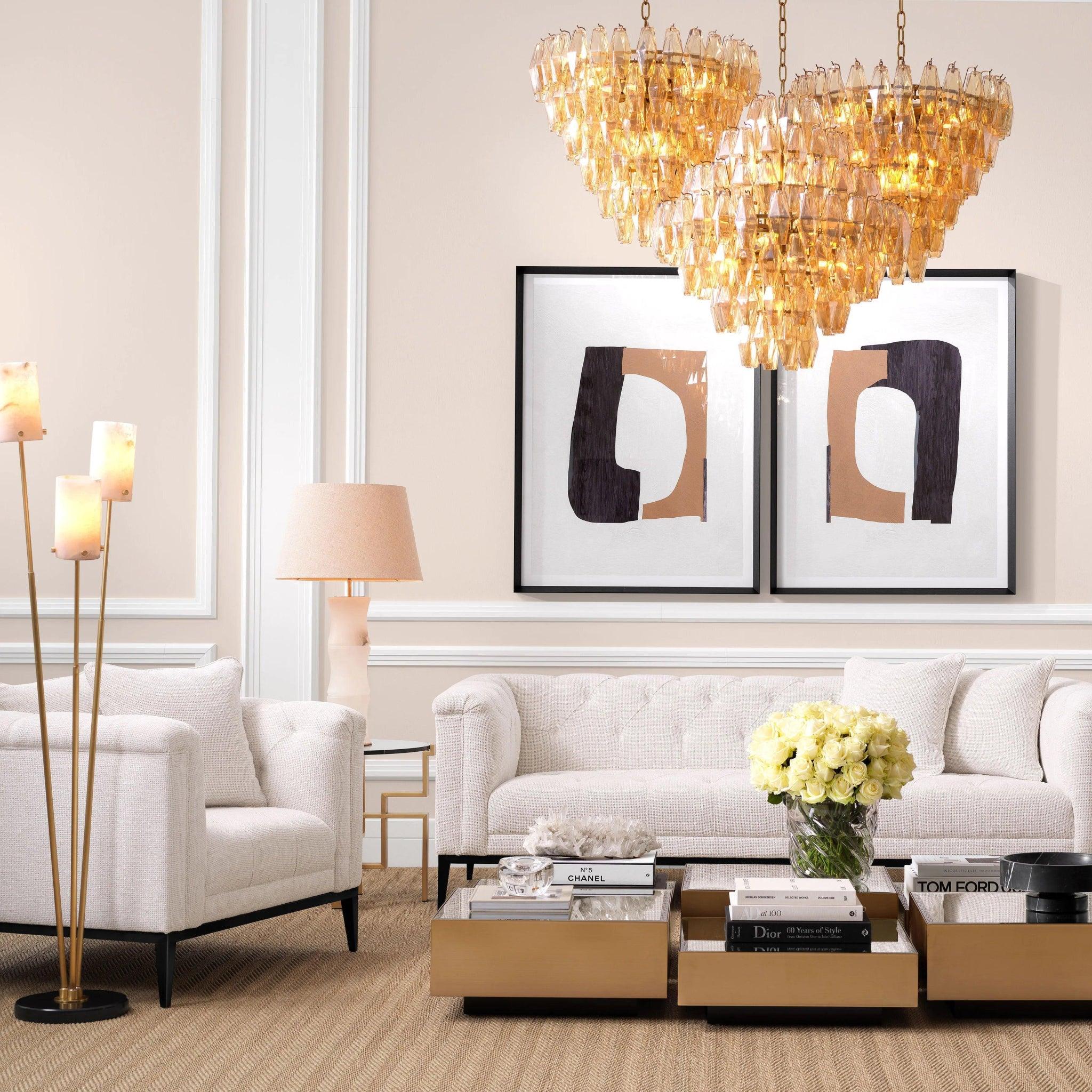 Fotel CESARE jasnobeżowy Eichholtz Eye on Design