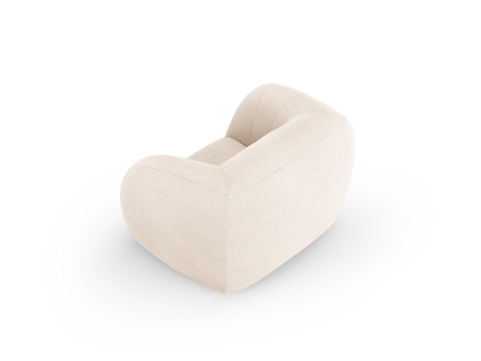 Fotel ESSEN beżowy boucle Cosmopolitan Design Eye on Design