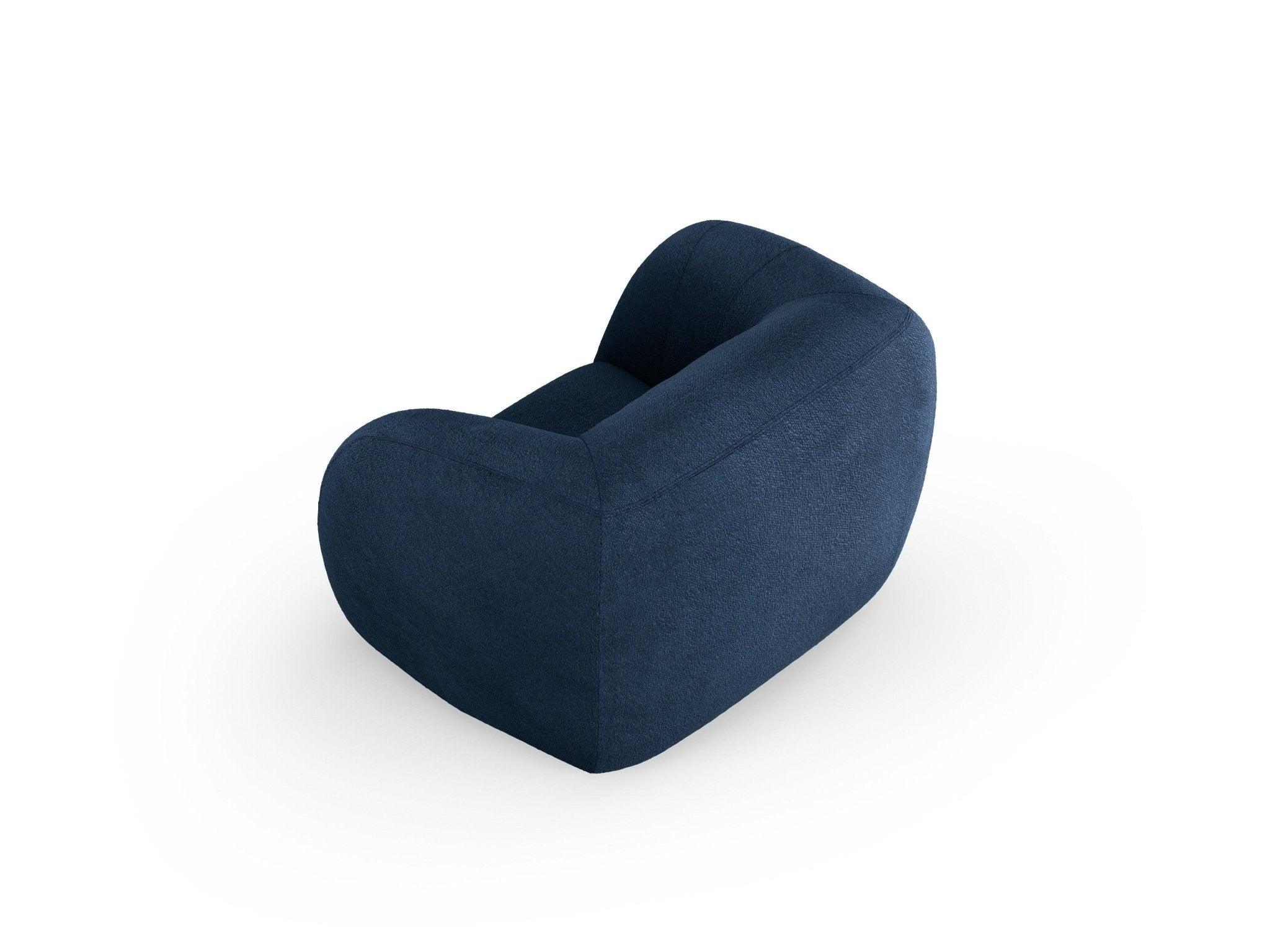 Fotel ESSEN granatowy boucle Cosmopolitan Design Eye on Design