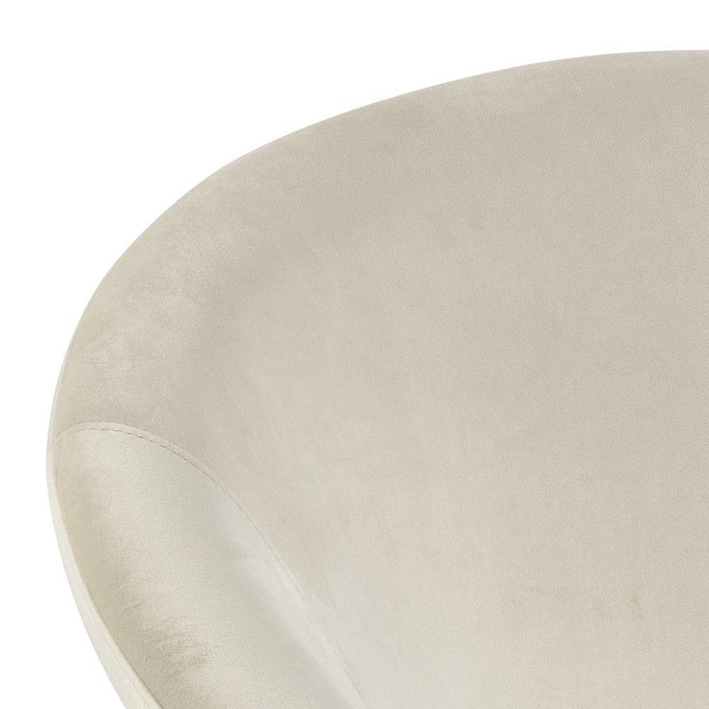 Fotel FELIX piaskowy z czarną podstawą Actona Eye on Design