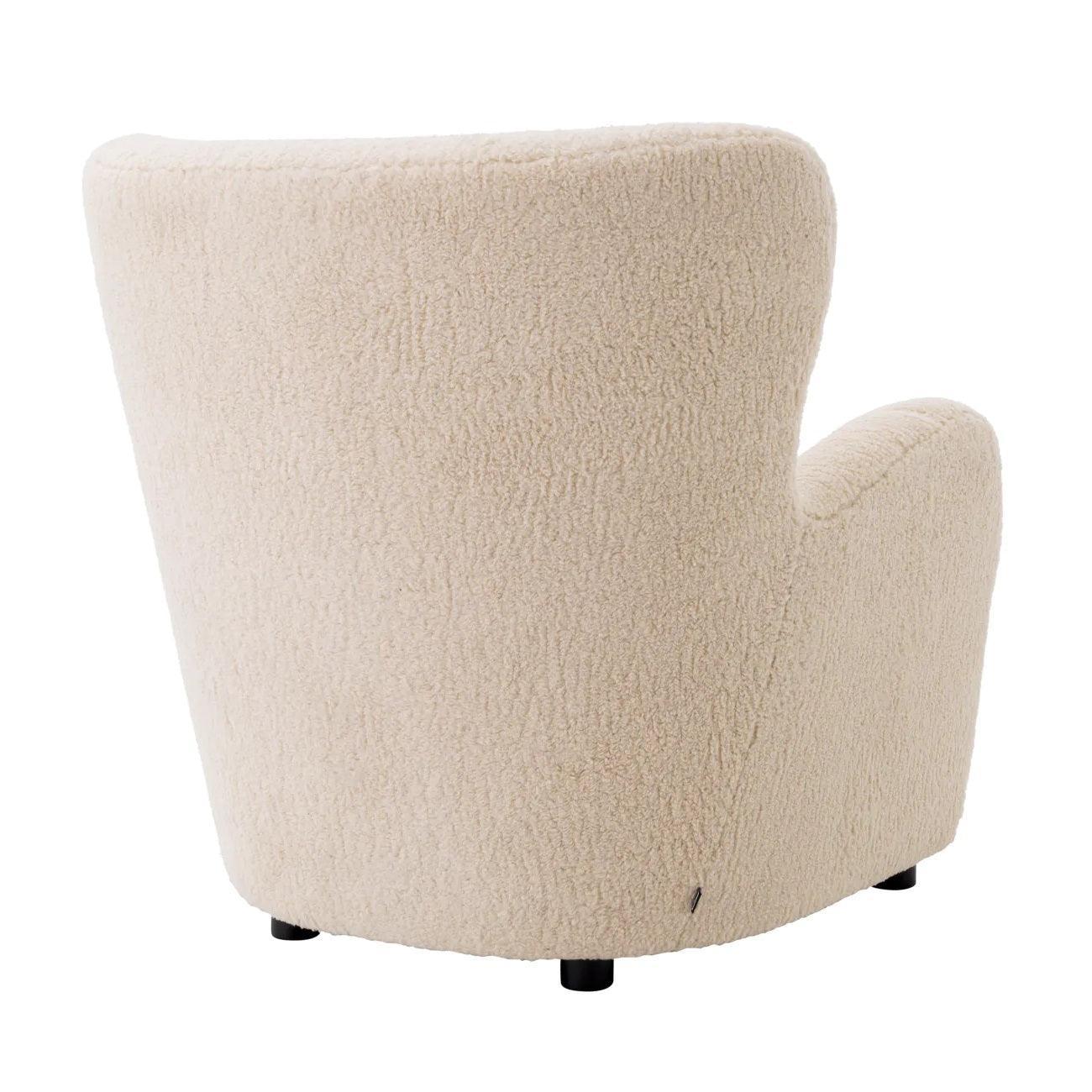 Fotel futrzany SVANTE BIG kremowy Eichholtz Eye on Design