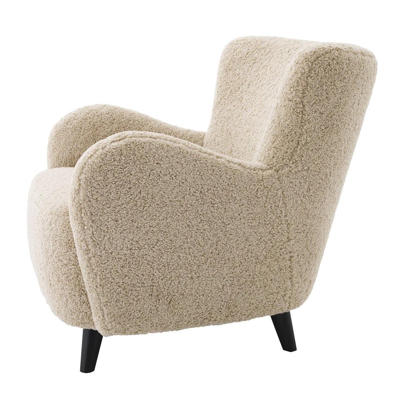 Fotel futrzany SVANTE piaskowy Eichholtz Eye on Design