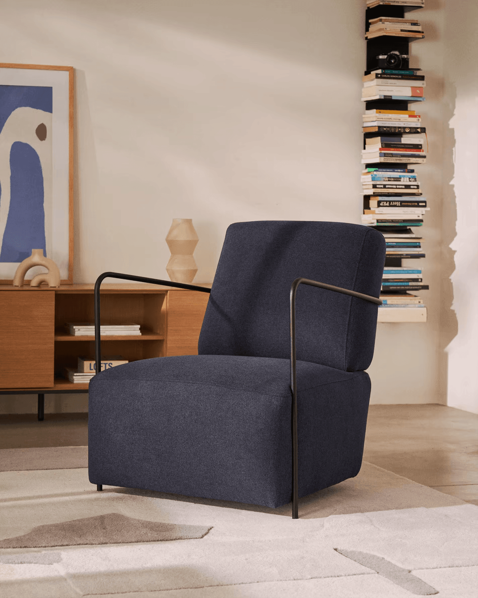 Fotel GAMER ciemnoniebieski La Forma Eye on Design