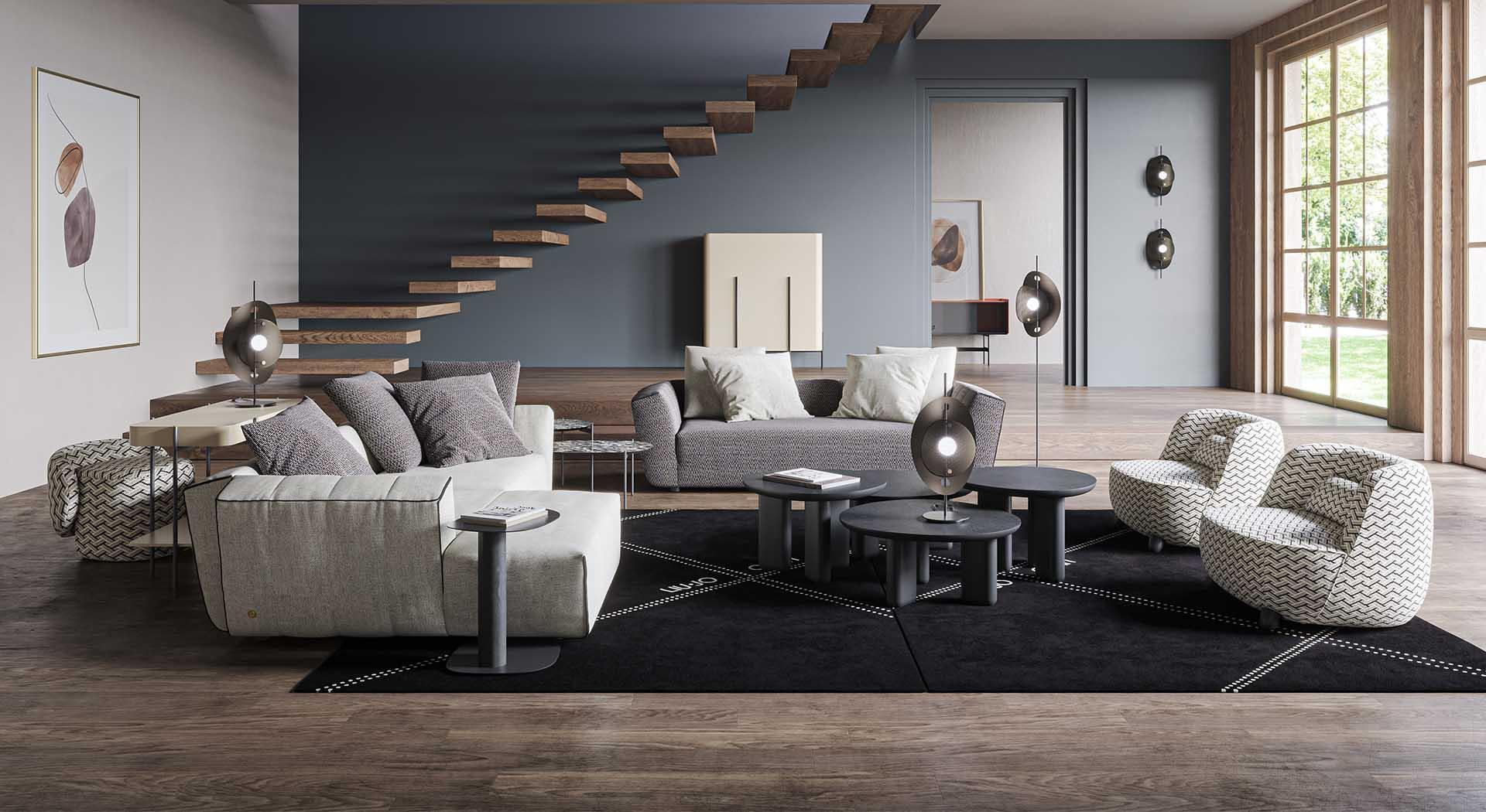 Fotel GRADISCA biały Liu Jo Living Eye on Design